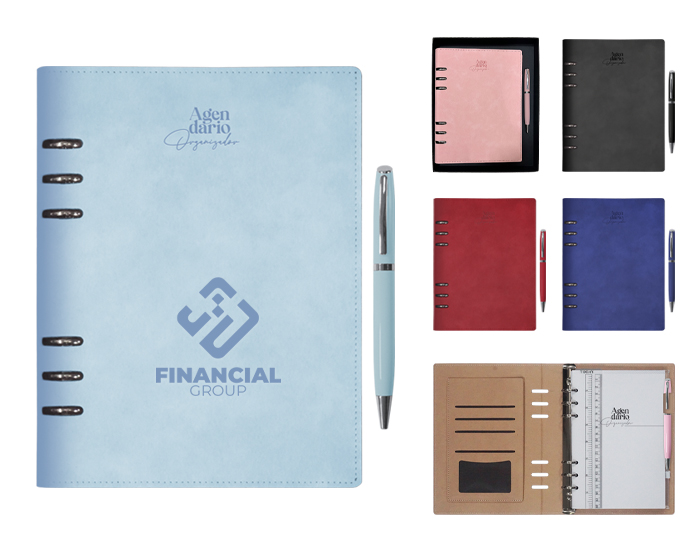 AGENDARIO ORGANIZADOR CON ARILLOS HILTON