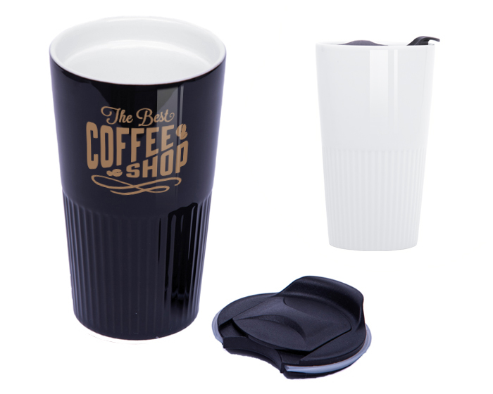 VASO DE CERÁMICA DE DOBLE PARED DE 10 OZ MIAMI