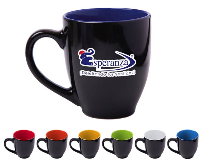 TAZA BICOLOR 15 OZ SORA