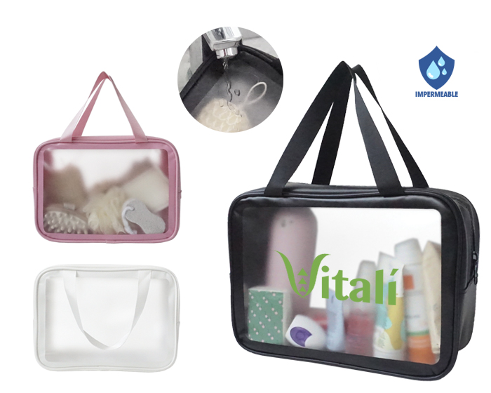 BOLSA IMPERMEABLE PARA ACCESORIOS CON ASAS PATY