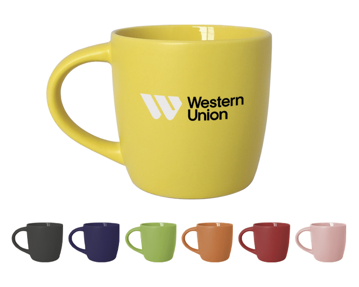 TAZA BICOLOR MATE 11 OZ LUCOLOR