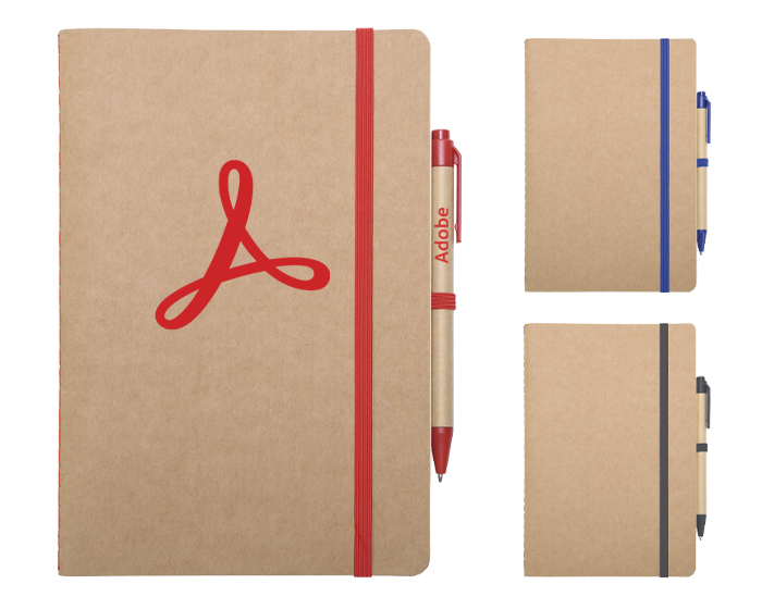LIBRETA ECOLOGICA C/BOLIGRAFO AULEX