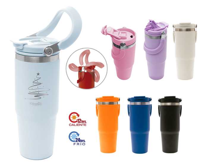 TERMO DE ACERO INOXIDABLE DE 900 ML KARRY