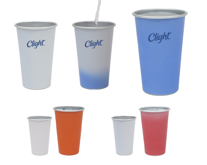 VASO DE ALUMINIO QUE CAMBIA DE COLOR CAMALEON