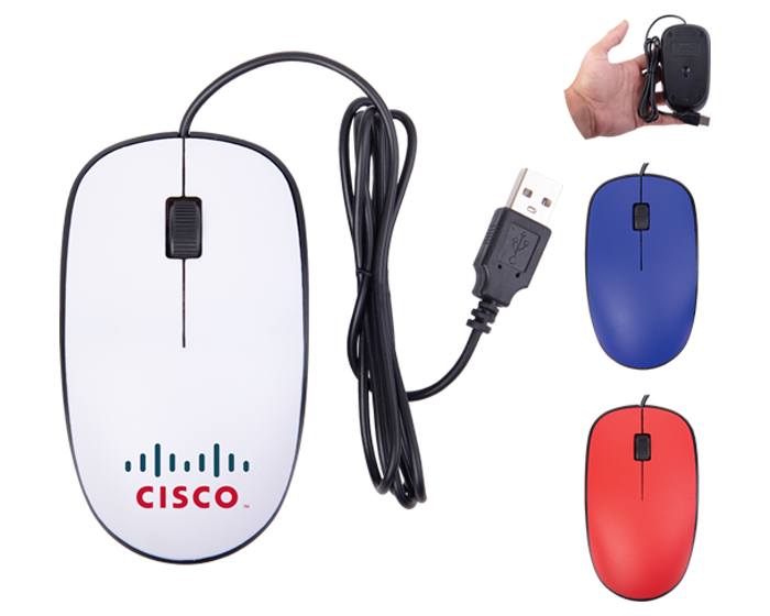 MOUSE ALÁMBRICO CON BOTON SCROLL SAGU
