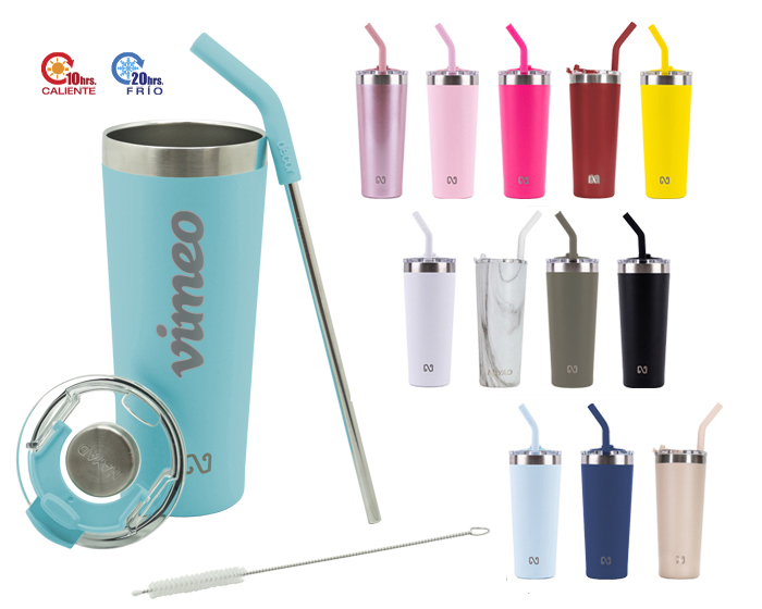 TERMO DOBLE PARED ACERO INOXIDABLE 22 OZ NAYAD TROUPER