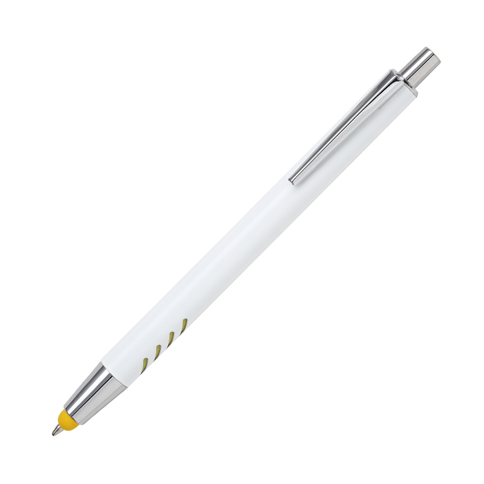 BOLÍGRAFO DE ALUMINIO BLANCO FORLI