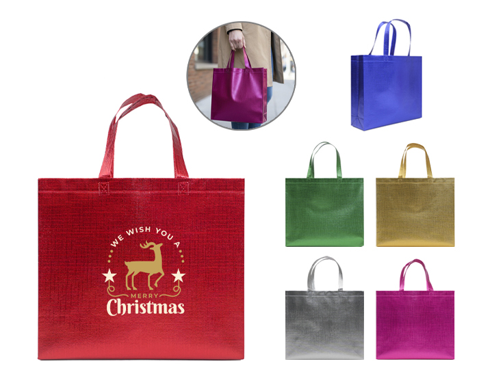 BOLSA DE NONWOVEN METALIZADO GLEAM