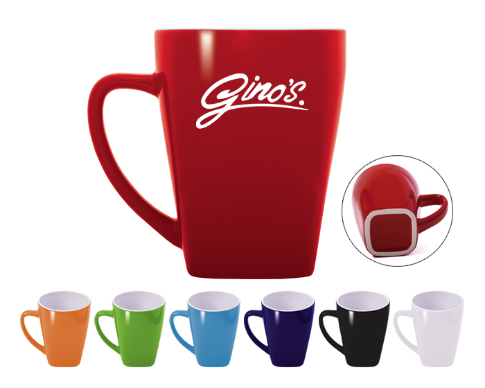 TAZA CON BASE CUADRADA 12 OZ ABBA