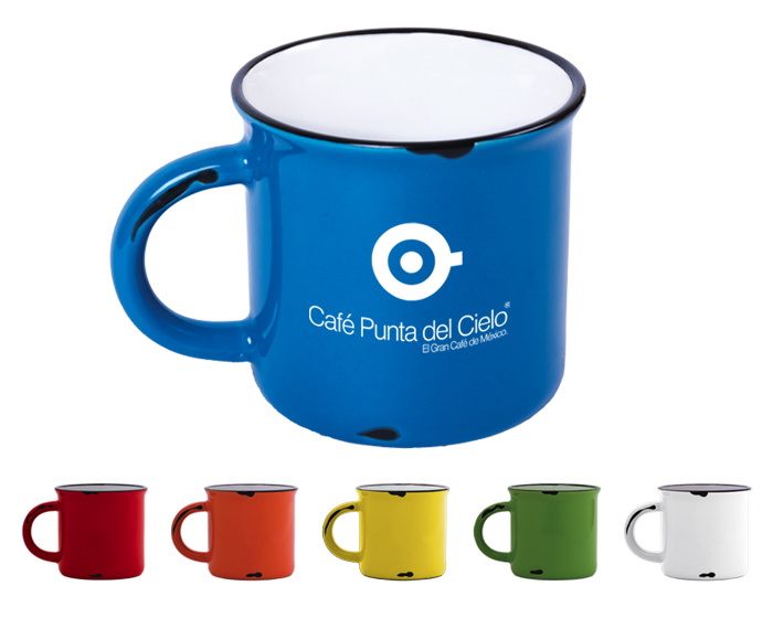 TAZA BICOLOR 14 OZ VINTAGE