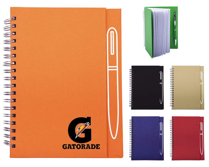 LIBRETA CON IMÁN PARA BOLÍGRAFO METÁLICO, SPAIN