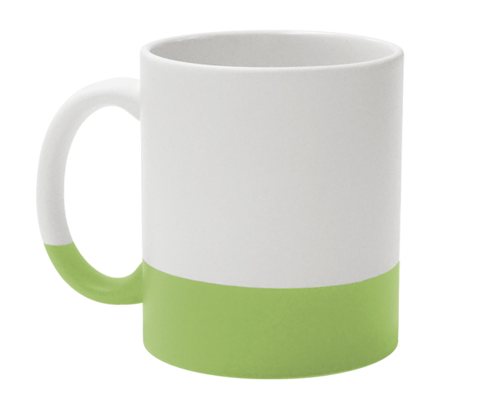 TARRO BICOLOR MATE DE SUBLIMACIÓN 11 OZ GRES