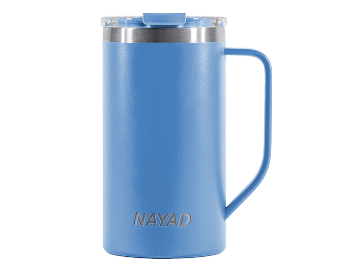 TARRO TÉRMICO DOBLE PARED ACERO INOX 20 OZ NAYAD METRO TALL