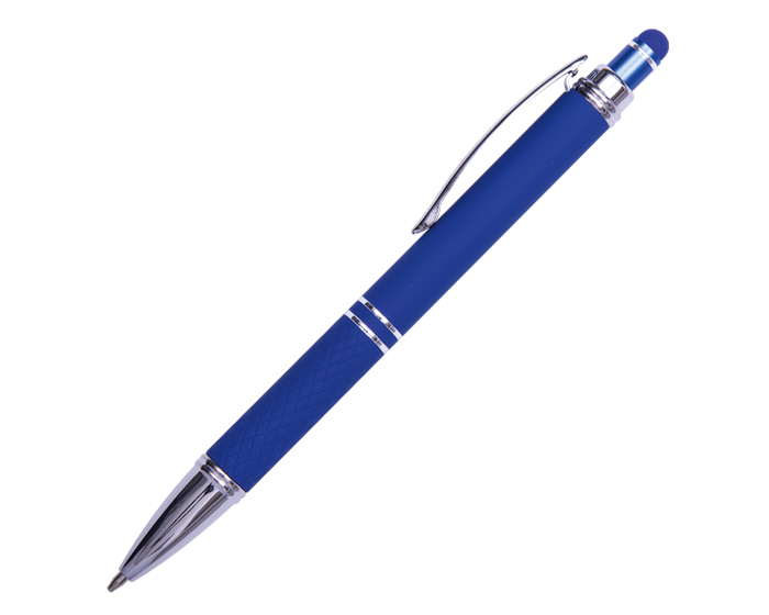 BOLÍGRAFO DE ALUMINIO STEVIA DE TINTA AZUL