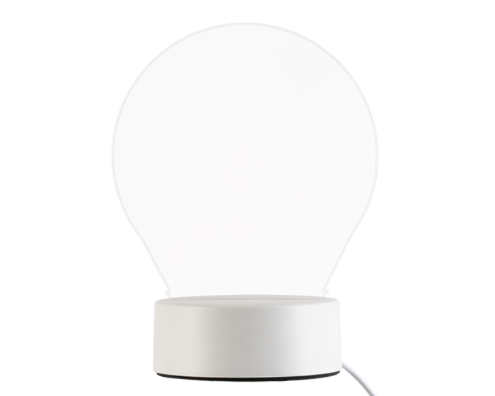 LAMPARA LED DE ACRÍLICO GLOW
