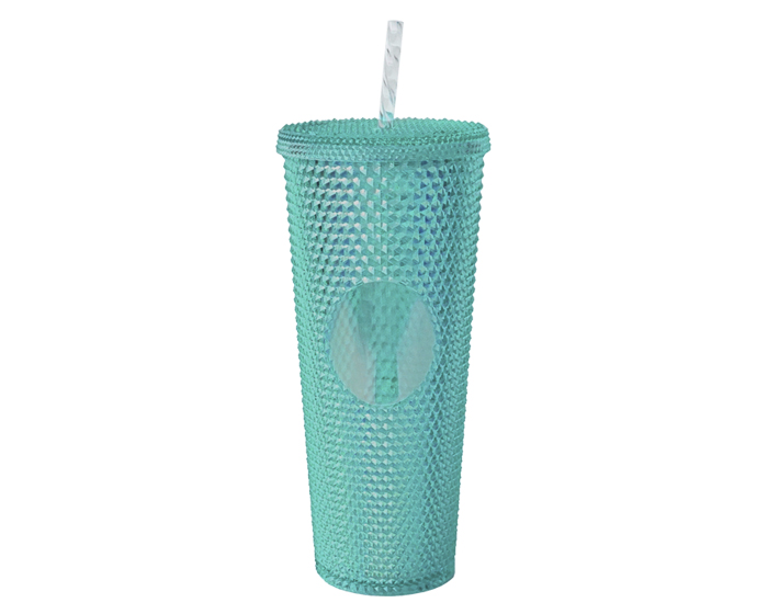 VASO DE PLÁSTICO DOBLE PARED TEXTURIZADO COCONUT