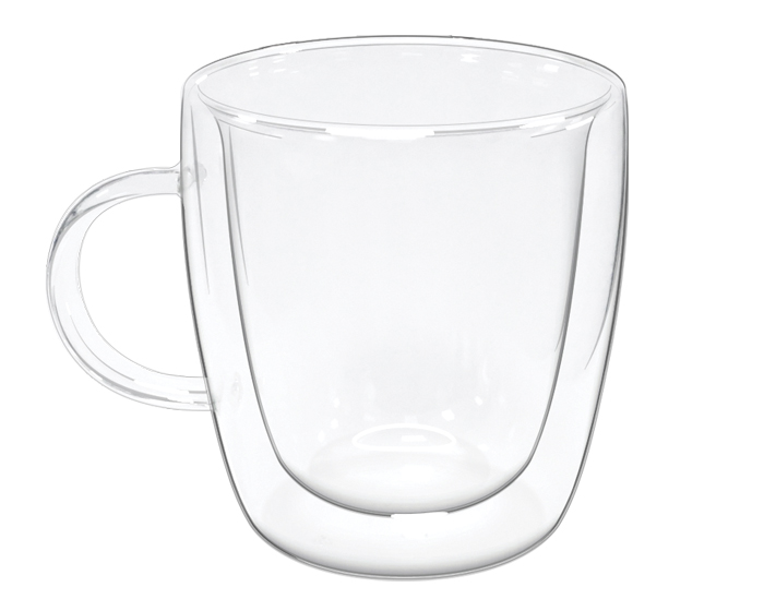 TAZA DE VIDRIO DE DOBLE PARED 85 OZ ZAZIL