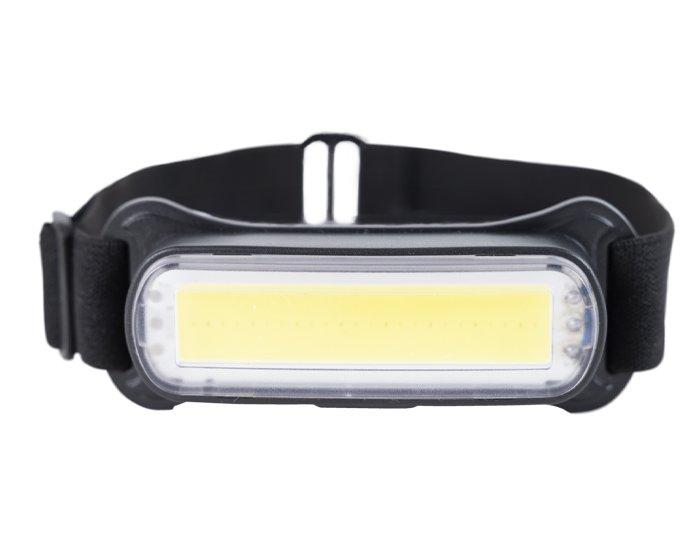 LÁMPARA FRONTAL LED DE PLÁSTICO RECARGABLE RÁPEL