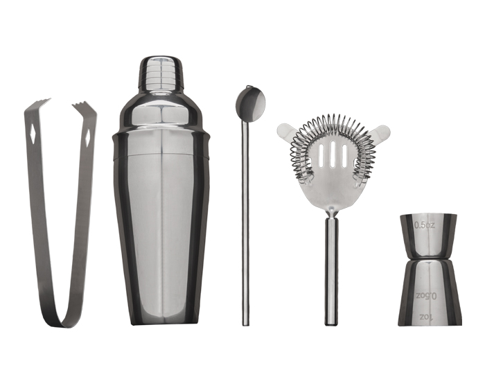 SET PARA BEBIDAS DE ACERO INOXIDABLE COCOBONGO