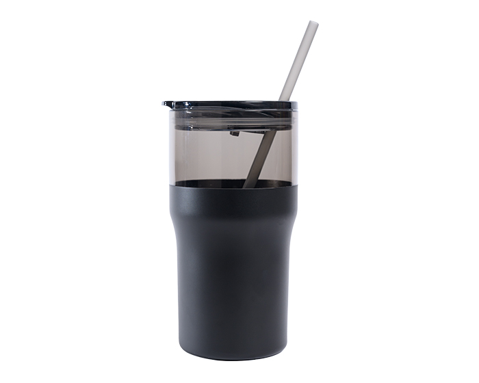 VASO TÉRMICO DE PLÁSTICO / ACERO INOX 650 ML KIQUE