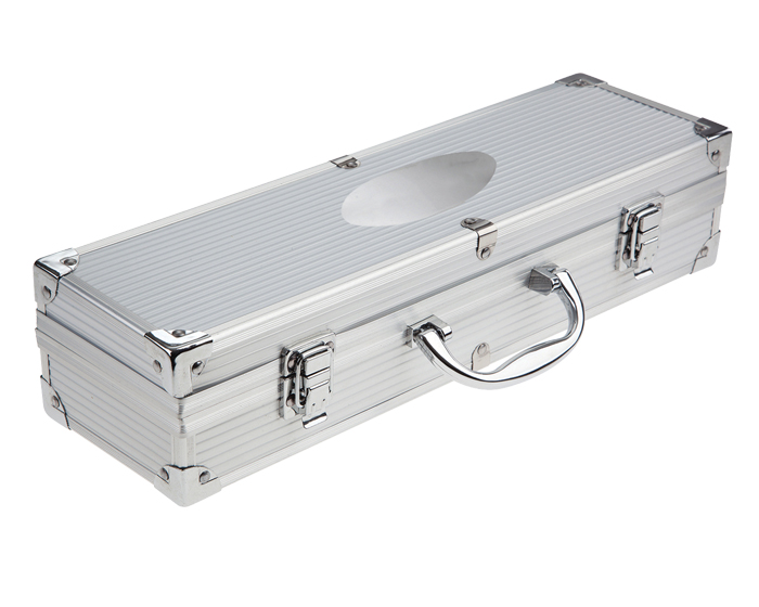 JGO DE BBQ C/ESTUCHE CROME