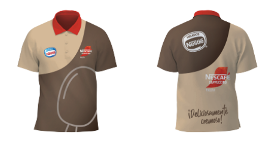 Playera Tipo Polo Nescafe