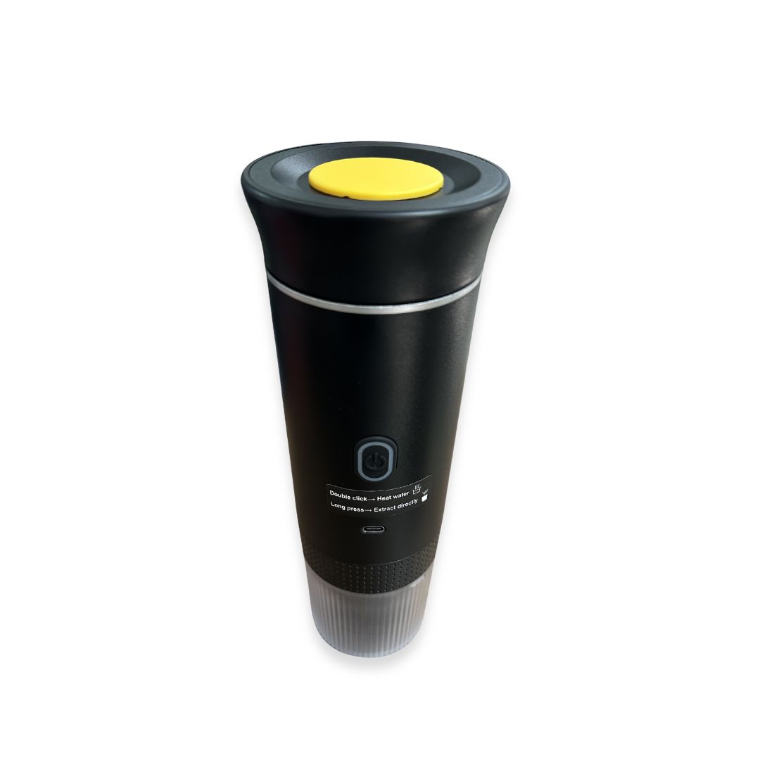 Cafetera portátil de cápsulas recargable