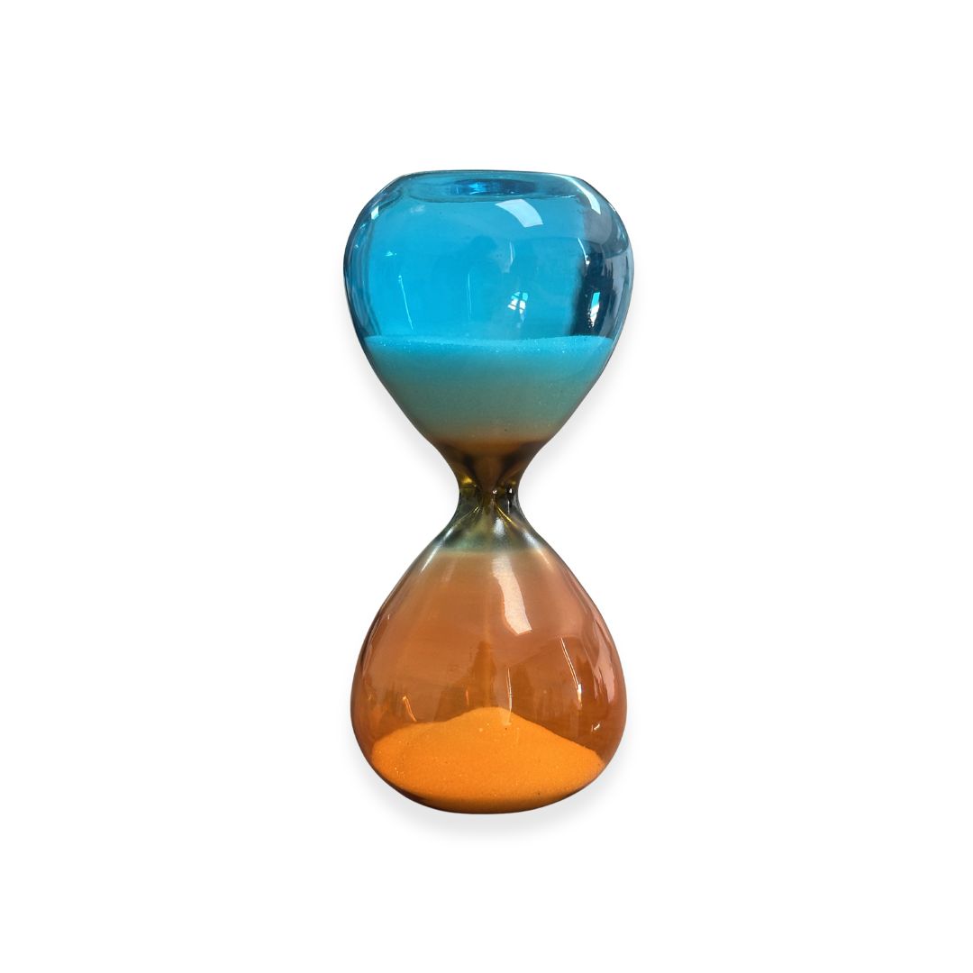 Reloj de arena decorativo